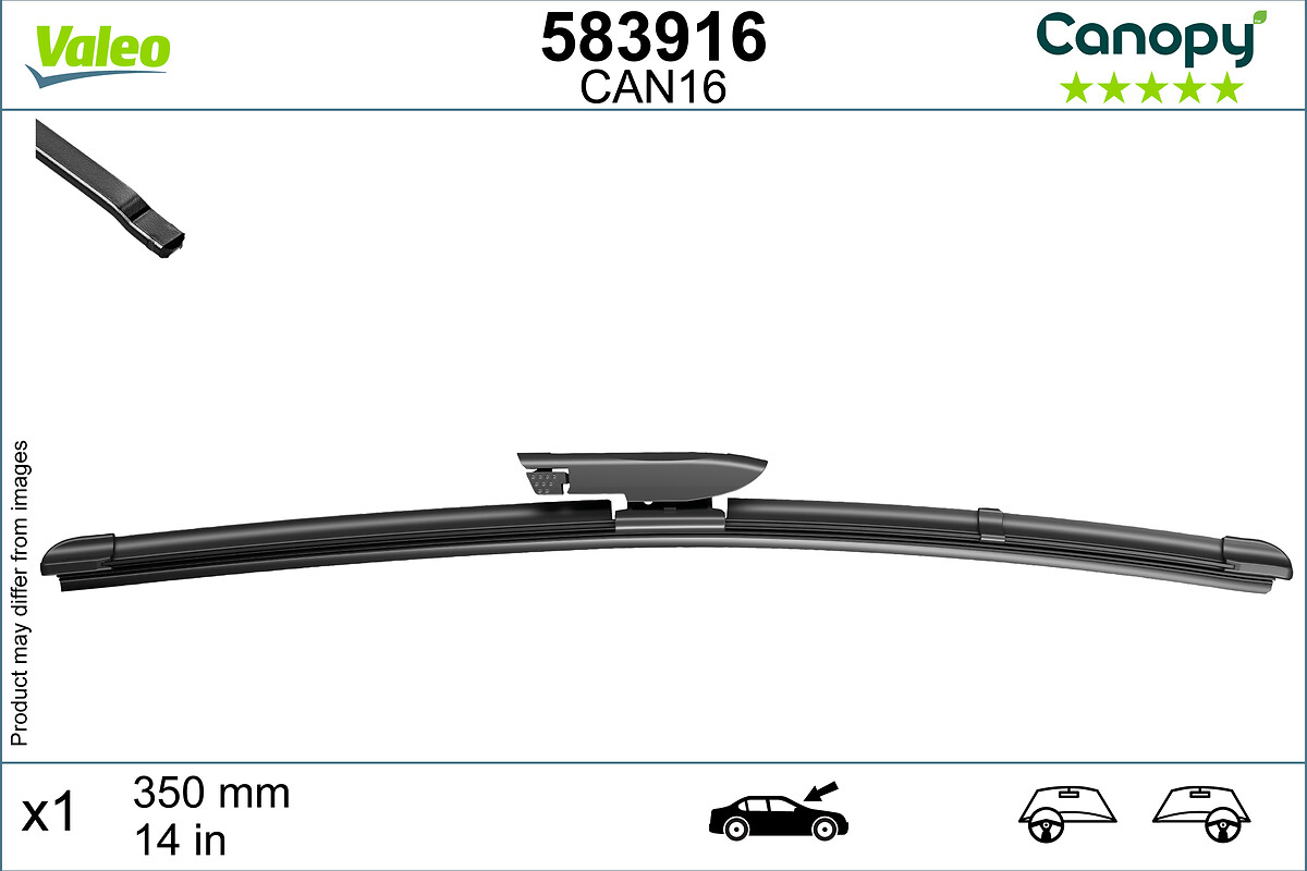 Lamela stergator VALEO 583916